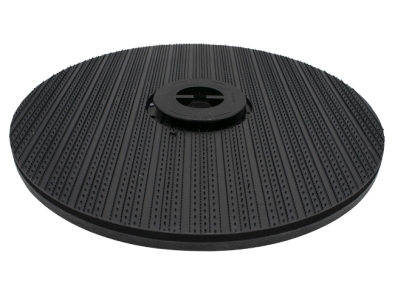 Preview: Treibteller für Pads bis 560 mm Vollhaftbelag schwarz mit Moosgummi - Innova 55