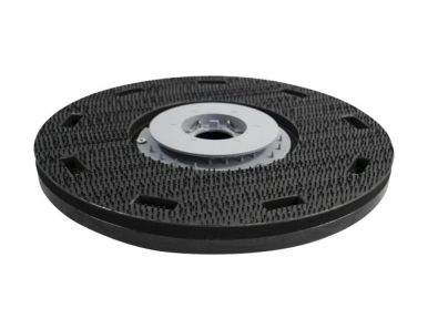 Preview: Treibteller für Pads bis 380 mm Vollhaftbelag schwarz mit Moosgummi
