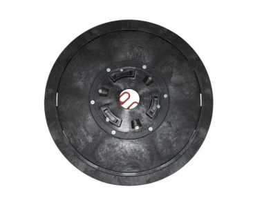 Treibteller für Pads bis 460 mm Vollhaftbelag schwarz mit Moosgummi - CPS 45