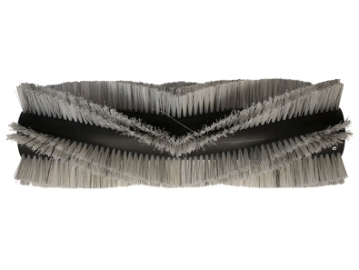 Kehrwalze Poly 1,0 glatt weiß/Welldraht 0,4 vz