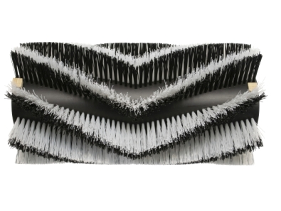 Kehrwalze Poly 1,0 glatt schwarz/Poly 0,75 glatt weiß - Wave 52