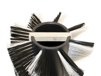 Preview: Kehrwalze Poly 1,0 glatt schwarz/Poly 0,75 glatt weiß - Wave 52