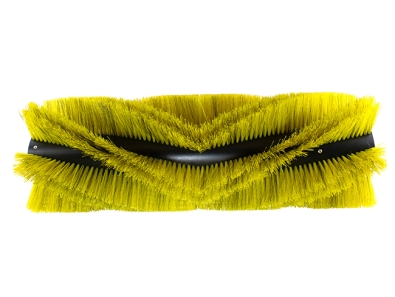 Kehrwalze Poly 0,8 mm gewellt gelb / WDR. 0,6 mm