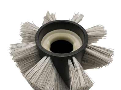 Preview: Kehrwalze Poly 1,2 gewellt weiß/Welldraht 0,4 vz