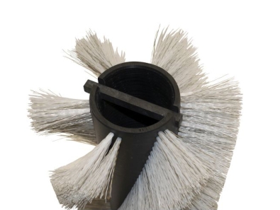 Preview: Kehrwalze  Poly 0,7 gewellt weiß/Welldraht 0,4 vz