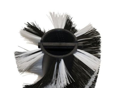 Preview: Kehrwalze Poly 1,0 glatt schwarz/1,0 glatt weiß