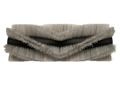 Kehrwalze Poly 0,7 gewellt weiß/Welldraht 0,4 vz