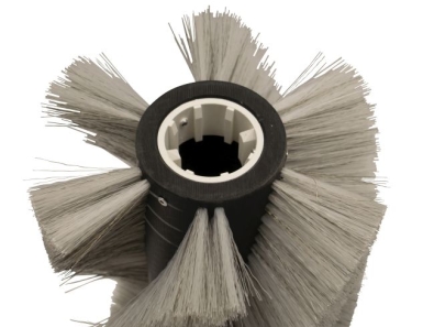 Preview: Kehrwalze Poly 0,7 gewellt weiß/Welldraht 0,4 vz