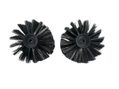 Preview: Kehrwalzen - Satz 2 Stück Poly 0,6 glatt weiß / 0,4 glatt schwarz - Sprint 700-EH / 700-SH