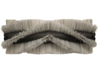 Kehrwalze Poly 0,7 gewellt weiß/Welldraht 0,4 vz