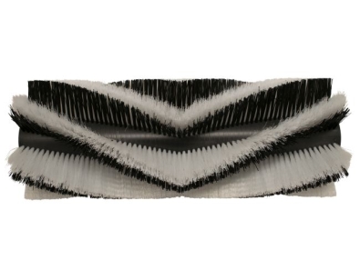 Kehrwalze Poly 1,0 glatt schwarz/1,0 glatt weiß