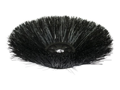 Preview: Seitenbesen Poly 1,2 glatt schwarz/Welldraht 0,3 vz