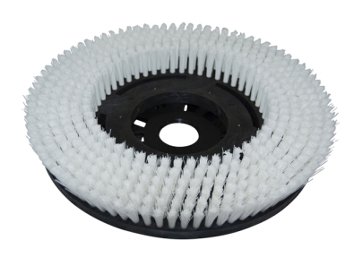 Preview: Schrubbbürste - mittel Poly 0,6 mm / 0,3 mm weiß - E75 / E75-2