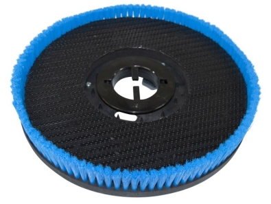 Preview: Treibteller für Pads mit Borstenrand /Spritzschutz Poly 0,3 glatt blau/Vollhaftbelag - E36 B / E36 C