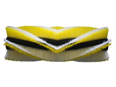 Kehrwalze Poly 1,1 gewellt gelb/Poly 0,7 gewellt weiß - FS90 (new model)