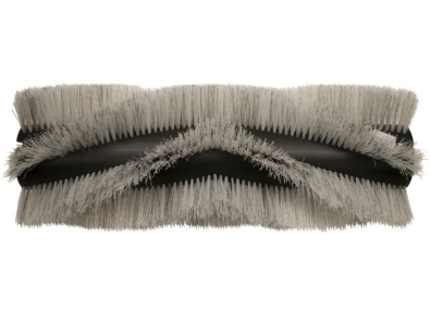 Kehrwalze Poly 0,7 gewellt weiß/Welldraht 0,4 vz - FS70