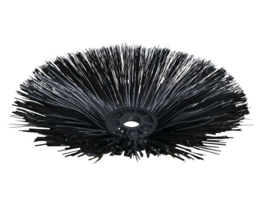 Preview: Seitenbesen Poly 1,2 glatt schwarz/Welldraht 0,5 vz - FS90 (new model)