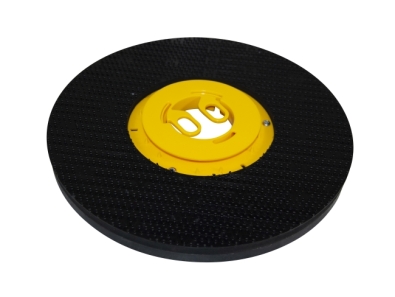 Preview: Treibteller für Pads bis 355 mm Vollhaftbelag schwarz mit Moosgummi