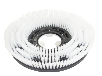 Preview: Schrubbbürste Hoch-Tief - mittel Poly 0,45 glatt weiß/Poly 1,0 glatt schwarz - MMx43