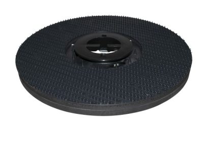 Preview: Treibteller für Pads bis 380 mm Vollhaftbelag schwarz mit Moosgummi