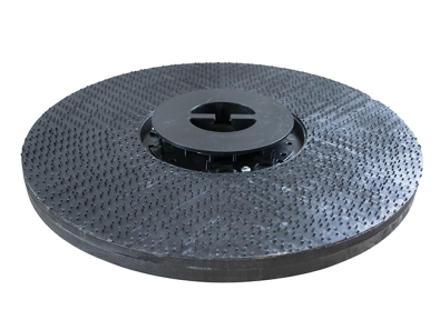 Preview: Treibteller für Pads bis 430 mm Vollhaftbelag schwarz mit Moosgummi - Mr85-B