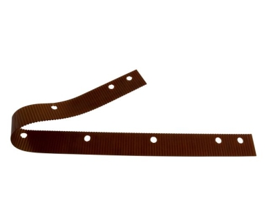 Preview: Sauglippe hinten Polyurethan braun geriffelt