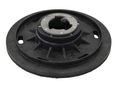 Treibteller mit DOM für Pads bis 430 mm Vollhaftbelag schwarz mit Moosgummi