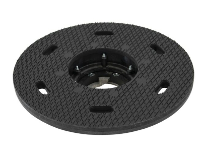 Preview: Treibteller mit DOM für Pads bis 430 mm Vollhaftbelag schwarz mit Moosgummi