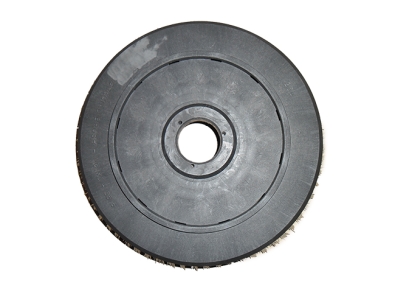 Treibteller für Pads bis 280 mm Streifenhaftbelag schwarz mit Moosgummi