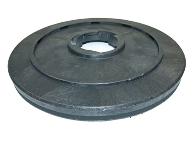 Treibteller für Pads bis 430 mm Vollhaftbelag schwarz mit Moosgummi - Deluxe 43