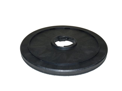 Treibteller für Pads bis 480 mm Vollhaftbelag schwarz mit Moosgummi - Deluxe 50