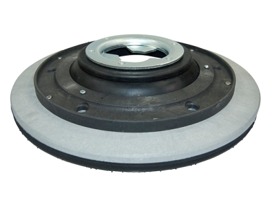 Treibteller mit DOM für Pads bis 460 mm Vollhaftbelag schwarz mit Moosgummi - E 43