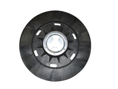 Treibteller mit DOM für Pads bis 530 mm Vollhaftbelag schwarz mit Moosgummi - E 53
