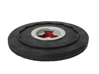 Treibteller für Pads bis 410 mm Vollhaftbelag schwarz mit Moosgummi - E 43