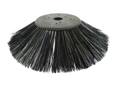 Seitenbesen Poly 1,0 glatt schwarz/Welldraht 0,3 vz - ECO 38