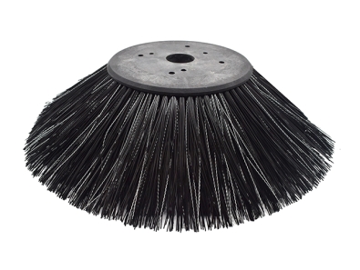 Seitenbesen Poly 1,2 glatt schwarz/Welldraht 0,7 vz - ECO 38