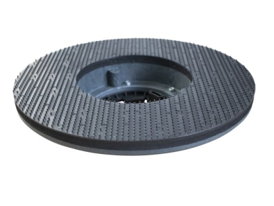Preview: Treibteller mit DOM für Pads bis 355 mm Vollhaftbelag schwarz mit Moosgummi - Powr Flite P 131