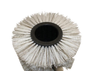 Preview: Kehrwalze Poly 1,0 glatt weiß/Welldraht 0,4 vz - 161B / 161D / 161LPG