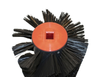 Preview: Kehrwalze Poly 1,0 glatt schwarz/Poly 0,5 glatt schwarz - IPC-Gansow 75