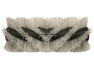 Kehrwalze Poly 1,0 glatt weiß/Welldraht 0,4 vz - IPC-Gansow 105 M