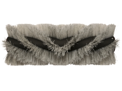 Kehrwalze Poly 1,0 glatt weiß/Welldraht 0,4 vz