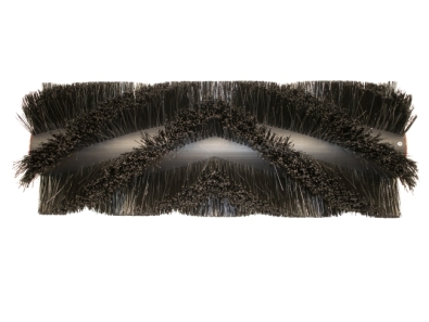 Kehrwalze Poly 1,0 glatt weiß/Welldraht 0,4 vz - IPC-Gansow 140