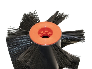 Preview: Kehrwalze Poly 1,0 glatt schwarz/Poly 0,5 glatt schwarz - IPC-Gansow 140