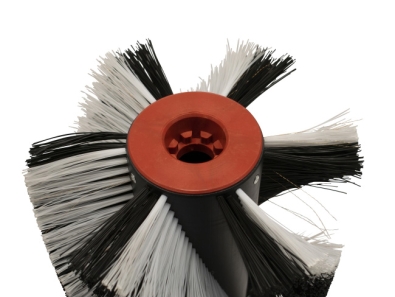 Preview: Kehrwalze Poly 1,0 glatt schwarz/1,0 glatt weiß - IPC-Gansow 150