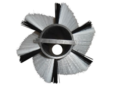 Preview: Kehrwalze Poly 1,0 glatt schwarz/0,45 glatt weiß