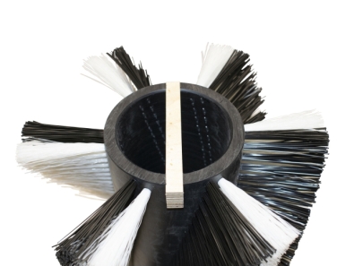 Preview: Kehrwalze  Poly 1,0 glatt schwarz/0,45 glatt weiß - Genius 1300