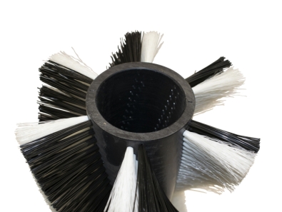 Preview: Kehrwalze  Poly 1,0 glatt schwarz/0,45 glatt weiß - Genius 1300