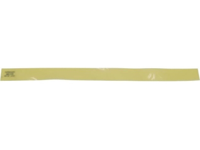 Sauglippe vorne Polyurethan gelb - 40 BF 53 - gerader Saugfuss - roter Fl. (290202)