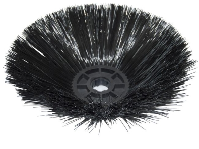 Seitenbesen Poly 1,0 glatt schwarz/Welldraht 0,3 vz