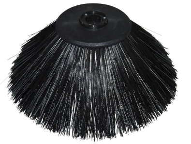 Seitenbesen Poly 1,0 glatt schwarz/Welldraht 0,3 vz